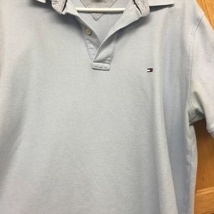 Men’s large Tommy light blue polo